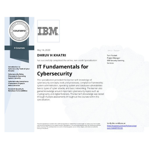 IT Fundamentals for Cybersecurity